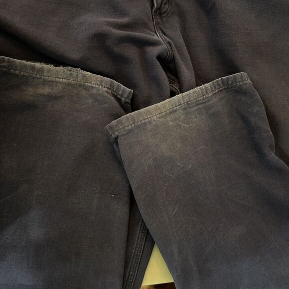 Carhartt FR Flame Resistant CAT 2 Pants Mens 42x34 Navy Blue loose fit FRB159 - Picture 12 of 12